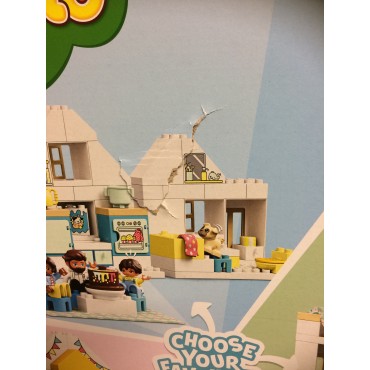 LEGO DUPLO 10929 box with severe damage MODULAR PLAYHOUSE