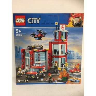 LEGO CITY 60215 scatola danneggiata CASERMA DEI POMPIERI