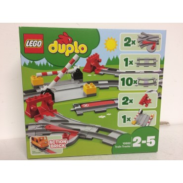 LEGO DUPLO 10882 scatola danneggiata BINARI FERROVIARI