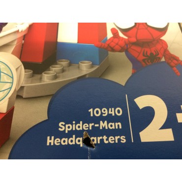 LEGO DUPLO 10940 damaged box SPIDER MAN HEADQUARTERS