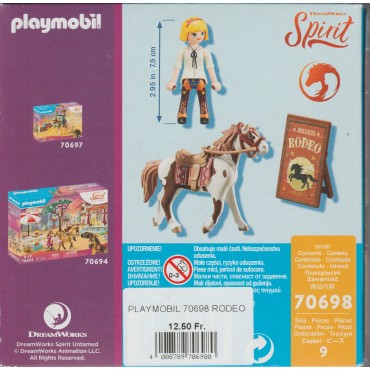 PLAYMOBIL SPIRIT UNTAMED 70698 ABIGAIL AL RODEO