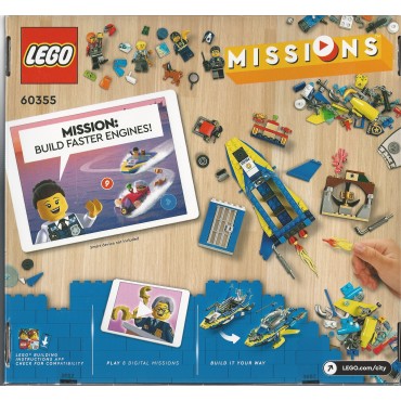 LEGO CITY 60355 MISSIONI INVESTIGATIVE DELLA POLIZIA MARITTIMA