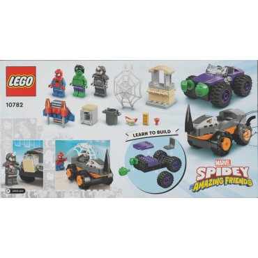 LEGO MARVEL SUPER HEROES 10782 SPIDER MAN HULK VS RHINO SHOWDOWN